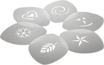 Aerolatte Cappuccino Stencils For Coffee Art And Baked Goods, Set 6. Fixed Price $8.00.