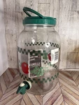 Corelle Coordinates Farm Fresh Glass Picture Jug Dispenser With Tags. Fixed Price $45.00.