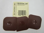 Vintage Pampered Chef #2610 Nylon Pan Scraper Set Of 3 Brown With Instructions. Fixed Price $24.99.