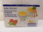 New Progressive Ceramic Butter Set Fondue & Stands W/ Tea Lights. Fixed Price $11.99.