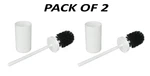 Mainstays Basics Plastic Toilet Brush, White Pack Of 2. Fixed Price $9.30.