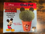 Disney Mickey Mouse Chia Pet Decorative Planter New Sealed Box 2013. Fixed Price $14.99.