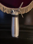 Zoemo Profesional Whipped Cream Dispenser - Ugraded Full Metal Whipper. Fixed Price $27.99.