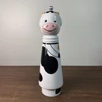 Vintage Kamenstein Cow Ceramic Pepper Grinder Mill Carbon Steel Mechanism. Fixed Price $25.00.