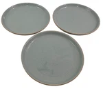 Denby Langley Heritage Terrace Coupe 10.25 Stoneware Dinner Plates Set Of 3. Fixed Price $54.95.