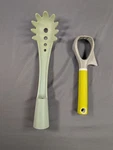 Casabella Avocado Tool Lime And Grey Scoop Slice Mash & Spaghetti Server. Fixed Price $8.00.