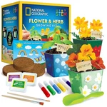 Kids Flower & Herb Gardening Kit 3 Stainless Steel Pots, Paint Stickers. Fixed Price $27.47.