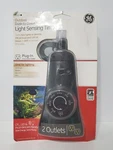 General Electric Light Sensing Timer Outdoor Plug Dusk To Dawn Two Outlet. Fixed Price $19.99.