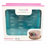 Celebrate Basic Decorating Kit (34PC) Bakeware Utensils (547598) New Box. Fixed Price $11.95.