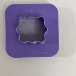 Tupperware 797-7 Appetizer Cheese Cookie Canape Cutter 2 Sided Purple. Fixed Price $12.99.
