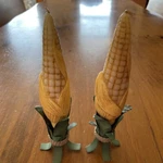Midwest Of Cannon Falls Set 2 Metal Thanksgiving Corn Stalk Candles Holders. Fixed Price $18.00.