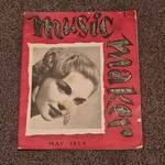 Music Maker (australia) - 32 Page Promotion Magazine Circa 1954. Fixed Price $9.30.