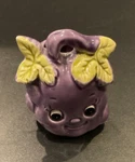 Enesco Anthropomorphic Fruit Face Toothpick Holder Grape E-0301. Fixed Price $14.95.