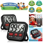 2 Pack Digital Kitchen Timer For Kids - Magnetic Countdown & Cooking Essential. Fixed Price $12.99.