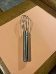 Pampered Chef Stainless Steel Mini Whisk # 2477 7.5" Small. Fixed Price $13.00.