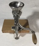 Porkert 1930S Czechia Vintage Fine Seed Hand Operated Grinder + Operation Manual. Fixed Price $77.53.