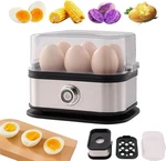 Egg Cooker, Rapid 6 Capacity, Soft, Medium, Hard Boiled, Poacher. Fixed Price $19.99.