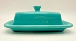 Fiestaware Turquoise Xl Covered Butter Dish Homer Laughlin. Fixed Price $38.99.