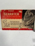 Vintage Huot Serrater & Meat Tenderizer Original Package Red Plastic Handle. Fixed Price $13.99.