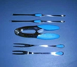 Trudeau Seafood/shellfish /lobster Stainless Tools (2) Picks Forks & Cracker. Fixed Price $14.95.