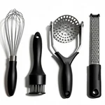 4-PIECE Kitchen Tools And Gadgets Set Stainless Steel Utensils .... Fixed Price $38.44.