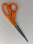 Acme Elite Lefty Scissors Orange Plastic Handle. Fixed Price $6.39.