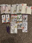 Lot Wilton Candy Fondant Supplies Cutters, Cala Lily, Lollipop Sticks, Pens. Fixed Price $15.99.