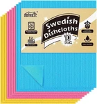 Swedish Dishcloths Kitchen 10 Pack Sponge Counters & Washing Dishes. Fixed Price $8.76.