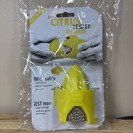 Talisman Designs 2-IN-1 Compact Citrus Zester Reamer / Yellow. Fixed Price $15.00.