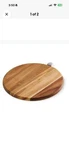 New Pampered Chef 100128 Acacia Wood Lazy Susan - Rotating Charcuterie Board. Fixed Price $29.99.