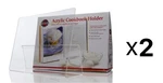 Norpro Acrylic Book / Tablet Holder With Splatter Guard 12 X 9 3 "(2-PACK). Fixed Price $34.16.