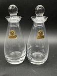 New Royal Crystal Rock Rcr Oil And Vinegar Bottles Primavera Cristallo Italy. Fixed Price $45.00.
