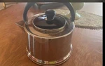 Beautiful Unique Vintage Beka Inox Blue Handle Teapot Stainless Steel. Fixed Price $45.00.
