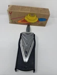 De Buyer Pro Mandoline Adjustable Slicer Kobra Stainless Stl Missing Hand Gaurd. Fixed Price $29.99.