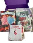 Diy Craft Kit Bundle My Joy String Lights Fox Plush Flamingo Keychain Set. Fixed Price $15.99.