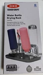 Oxo Good Grips Water Drying Rack 4 Bottles Lids Straws Once Nib. Fixed Price $32.00.