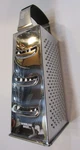 New Vintage 2000S Farberware Tapered Square Stainless Steel 9.5" Tall Box Grater. Fixed Price $15.00.