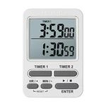 Taylor Dual Event Digital Timer W/clock, White One Size,. Fixed Price $27.99.