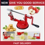 3 1 Kitchen Tool Apple Fruit Corer Slicer Peeler Slinky Machine Potato Cutter. Fixed Price $13.80.