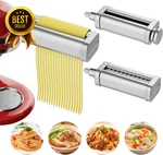 Kitchenaid Pasta Attachment Set 3 Piece Roller Spaghetti Fettuccine Cutter. Fixed Price $91.60.
