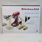 Kitchenaid Vegetable Sheet Cutter Stand Mixer Attachment Ksmsca Open Box Manual. Fixed Price $94.99.
