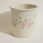 Vtg Pfaltzgraff Tea Rose Utensil Crock 6" Holder 2005 Commemorative Edition. Fixed Price $26.36.
