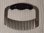 Pampered Chef Stainless Steel Crinkle Cutter Curved Blade Kitchen Tool Gadget. Fixed Price $14.99.