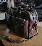 Moose Brand Leather/ Shop Urban Messenger Bag Brown (custom). Fixed Price $650.00.
