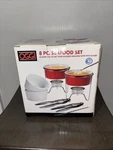 Oggi 8 Piece Seafood Set Shellfish Warmers, Forks, Crackers, Etc New. Fixed Price $25.00.