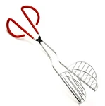 Taco Shell Maker Press Tortilla Fryer Tongs Kitchen Plated Steel 13" Long Norpro. Fixed Price $17.01.