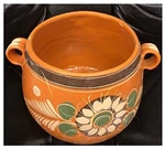 Authentic Mexican Grande Jarrito Boiling Beans Chilis Soup Clay Pot. Fixed Price $44.75.