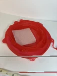 Pampered Chef Stretch-fit Silicone Lid Set #1758 Color. Fixed Price $14.00.