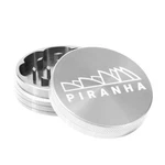 Piranha 2-PIECE Herb Grinder 3.0" Diameter (76MM) Silver Authentic. Fixed Price $18.18.