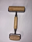 Pampered Chef #1480 Wooden Double Sided Dough And Pizza Roller 9.25" Vintage. Fixed Price $12.99.